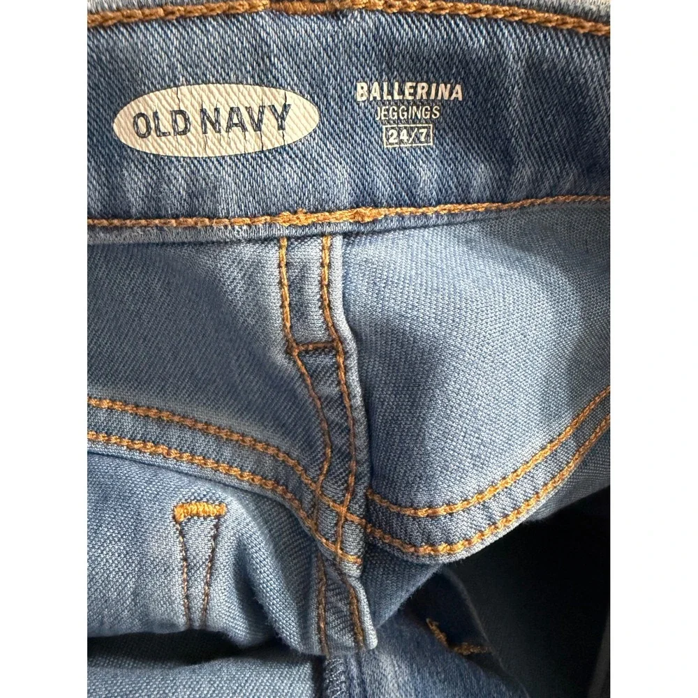 Old Navy | Kids Ballerina Jeggings Skinny Jeans | 12 || Blue|